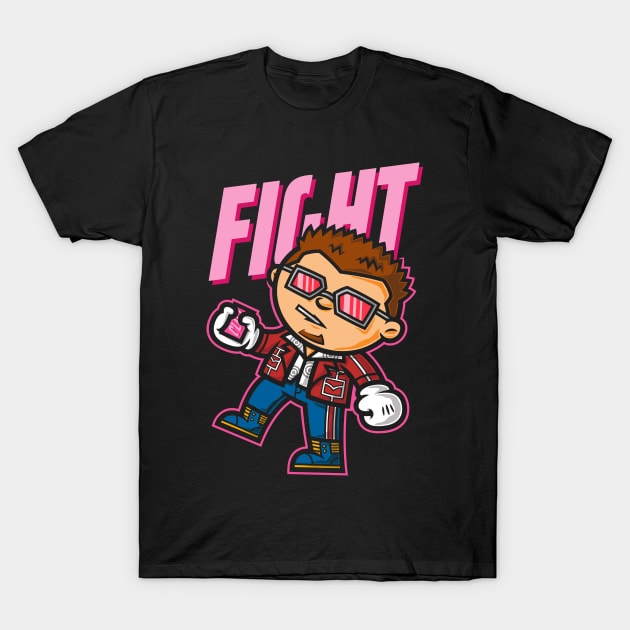 Pop Cartoons: Fght T-Shirt by krisren28